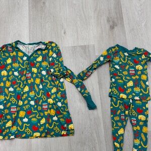 Little Sleepies Mommy & Me pasta jammies